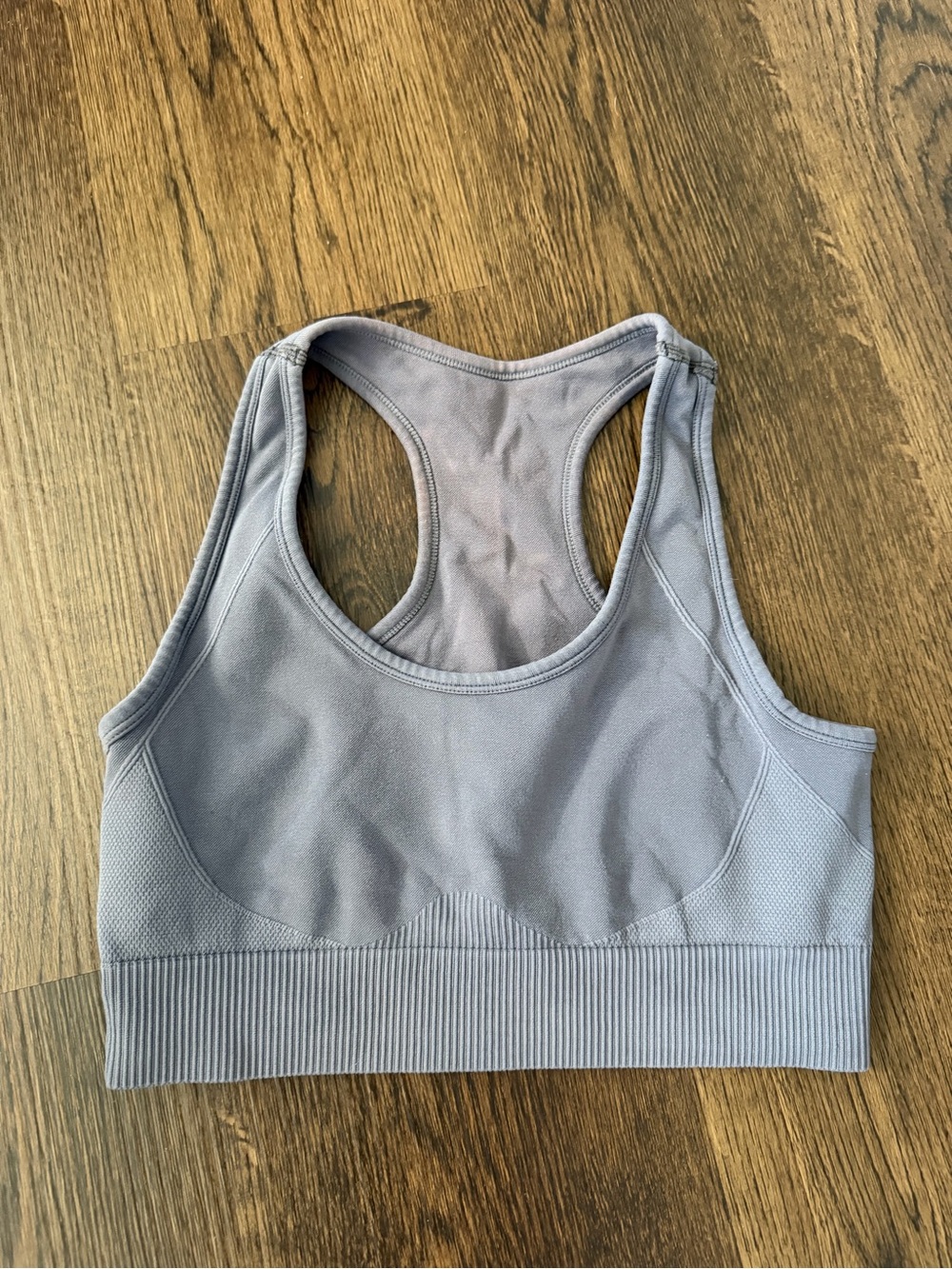 Gray Seamless Racerback Sports Bra - Women Intimates & Sleepwear